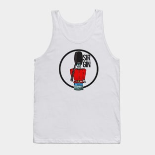 Sir Gin, Alcohol Character Design Tank Top